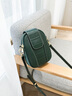 ROCKLAND美國Rockland真皮包包女2023新款時(shí)尚簡(jiǎn)約斜挎包休閑迷你手機包 綠色 #20 曬單實(shí)拍圖