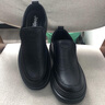 JEEP吉普休閑皮鞋男夏季新款軟底一腳蹬商務(wù)正裝鞋英倫風(fēng)布洛克休閑鞋 黑色【套腳款】【標準運動鞋碼】 41 曬單實拍圖