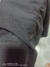 NASA GISS重磅260g纯棉短袖t恤男纯色圆领厚实不透纯白打底衫男女体恤上衣 黑色 XL体重150-170斤 实拍图