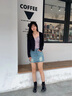 卓詩尼厚底馬丁靴女2024年秋冬季新款粗跟機(jī)車單靴子加絨英倫風(fēng)短靴女 黑色-單里 37 曬單實(shí)拍圖