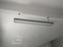 慧卓 辦公室吊燈LED長方形長條燈工業(yè)風(fēng)超市店鋪商用照明簡約現(xiàn)代吊線燈具工業(yè)風(fēng)條形商超工程高亮款 銀色 150*20*6.5cm 50W 曬單實(shí)拍圖