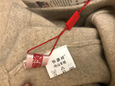 恒源祥羊絨褲雙線加厚款純山羊絨保暖褲冬季純色加厚打底褲秋褲羊絨針織 米駝中厚  女款 L (165) 曬單實(shí)拍圖