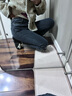 欲羋楓 牛仔褲女冬季加絨小腳鉛筆褲高腰顯瘦彈力韓版緊身保暖九分褲 Z8892#藍(lán)灰色【加絨加厚】 28 【99-108斤】 曬單實(shí)拍圖