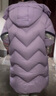 暇步士（Hush Puppies）童裝兒童羽絨服男女童冬季新款男女大童中長款羽絨服 深紫 160cm(偏大一碼) 曬單實(shí)拍圖