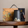蘇氏陶瓷（SUSHI CERAMICS）辦公杯手繪釉畫彩千里江山聚財(cái)水杯陶瓷內(nèi)膽過濾中國(guó)風(fēng)禮盒J0697 曬單實(shí)拍圖
