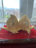 鉑悅璽熙 絨沙金壽桃擺件家居客廳擺件工藝品送長(zhǎng)輩祝壽擺件爺爺奶奶生日禮物送老人賀壽禮品 福壽雙全（加大號(hào)）26.5*18*23cm 曬單實(shí)拍圖