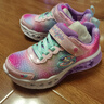 Skechers斯凱奇童鞋女童運(yùn)動(dòng)鞋閃燈鞋開(kāi)關(guān)魔術(shù)貼兒童休閑公主鞋302315L 粉紅色/多彩色/PKMT 30 曬單實(shí)拍圖