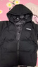 阿迪達斯 （adidas）冬季男款連帽短款鴨絨運動休閑羽絨服 M 曬單實拍圖