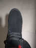 卡帝樂(lè )鱷魚(yú)（CARTELO）冬季男士棉鞋真皮羊毛加絨保暖磨砂皮男鞋冬鞋防滑休閑高幫棉皮鞋 黑色/系帶 42 曬單實(shí)拍圖