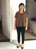 魔之韻休閑褲女春秋季女裝高腰女褲微喇叭顯瘦彈力九分長褲子碼哈倫813 3382哈倫褲【九分】 L (110-120斤左右) 曬單實拍圖
