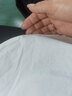 羅蒙（ROMON）100%純棉2023夏季新款純色長(zhǎng)袖襯衫女寬松顯瘦韓版襯衣女外套 白色100%純棉 L 110-125斤 曬單實(shí)拍圖