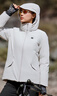 KOLON SPORT/可隆輕量羽絨服 女子防潑水防風透濕戶外連帽鵝絨夾克- LKDJ4WN166-CR 米白 L (170/92A) 曬單實拍圖