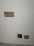 獅盾開關(guān)插座面板86暗裝家用墻壁開關(guān)一開五孔多孔二三電源插座S10白 電視插座 86型 曬單實(shí)拍圖