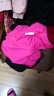 艾路丝婷夏装新款T恤女短袖上衣韩版修身体恤TX3560 玫瑰红色 XXXL 实拍图