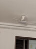 風(fēng)向標(biāo)（FXB）北歐全光譜LED餐廳風(fēng)扇燈客廳臥室家用簡(jiǎn)約現(xiàn)代帶風(fēng)扇一體吊燈 全光譜46-673A白色吸頂-白色葉 曬單實(shí)拍圖