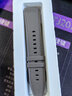 華為（HUAWEI）手表表帶原裝真皮運(yùn)動橡膠適用華為榮耀watch4 GT3 GT2Pro GT保時捷系列男女通用 華為原裝表帶【真皮-星云灰】（22mm口徑） 曬單實(shí)拍圖
