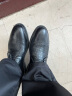 海澜之家HLA皮鞋男士商务休闲系带正装德比鞋子HAAPXM2AB90359 凉鞋款41 实拍图