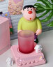 奇悅加熱杯墊55℃度恒溫可調(diào)溫加熱墊熱咖啡牛奶神器辦公室暖茶保溫底座可定時(shí)生日七夕禮物男生女朋友 粉小恐龍【杯墊+玻璃杯+蓋子+勺子】 0L 曬單實(shí)拍圖