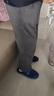 恒源祥中老年人加絨加厚運動(dòng)褲子男老人羊羔絨棉褲爸爸松緊腰純棉休閑褲 羊羔絨-深灰1條 XL 推薦120-135斤 曬單實(shí)拍圖