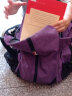 格比森双肩包男初高中大学生书包大容量15.6英寸电脑背包防泼水旅行包 紫色 实拍图