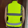 柏溪恩帶風(fēng)扇的衣服工作服戶外降溫空調(diào)服反光條馬甲夏季工作充電背心 馬甲空調(diào)服(馬甲+風(fēng)扇+線)綠 2XL 曬單實(shí)拍圖
