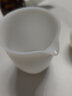 畢方器物（BifongWare） 冰種玉瓷公道杯茶道分茶器德化羊脂玉白瓷家用茶海公杯陶瓷素燒分茶勻杯 璞玉瓷如意茶海(1個(gè)) 曬單實(shí)拍圖