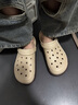 凱德奇洞洞鞋男辦公室拖鞋醫(yī)生手術(shù)室工作鞋夏季休閑外穿不臭腳沙灘鞋子 棕色 43 曬單實(shí)拍圖