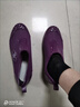 時(shí)尚日系雨鞋女士外穿短筒雨靴戶(hù)外工作防水防滑鞋膠鞋平底套頭鞋 紫色 37 曬單實(shí)拍圖