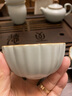 青澹汝窯整套茶具景德鎮天青色陶瓷冰裂釉禮盒裝一念山河套組 曬單實(shí)拍圖