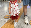 漢宮優(yōu)品女童套裝夏款背心兩件套小女孩吊帶衣服中國風(fēng)夏裝兔寶寶 金烏玉兔 90 曬單實(shí)拍圖