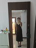 圣保美黑色吊帶連衣裙女裝2025新款赫本風(fēng)法式氣質(zhì)秋季長裙子兩件套套裝 【單件】黑色連衣裙 S 碼 曬單實(shí)拍圖