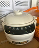 榎川日本陶瓷電飯鍋煲土陶瓷內膽智能家用多功能預約定時(shí)土鍋陶瓷 日本陶瓷電飯煲1膽2蓋（陶瓷） 3L 曬單實(shí)拍圖