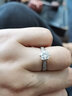 喜鉆6爪皇冠鉆石戒指鉑金鉆戒女結(jié)婚訂婚鉆石戒指婚戒送女友生日禮物 鉑金共1.16克拉IJ色(100分+16分) 曬單實(shí)拍圖