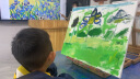 中盛画材 水粉笔狼毫6支排笔画笔套装丙烯水彩油画颜料专用笔平头笔美术绘画用品专用画具画材儿童 实拍图