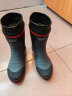 非常行（Jolly Walk）水鞋雨鞋男中筒雨靴钓鱼防水靴套鞋胶鞋筒靴 红黑 39  实拍图