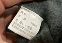 袋鼠 純羊絨衫男半高領(lǐng)加厚毛衣男裝商務(wù)保暖純色山羊絨針織打底衫 純灰 175/XL(建議135-155斤) 曬單實(shí)拍圖