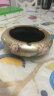 蒂拉欧式复古陶瓷烟灰缸装饰带盖家用创意个性潮流防飞灰美式复古烟缸 1183灰蓝花鸟款 实拍图