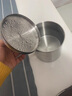 嘉玘食品級316不銹鋼泡茶杯懷舊老式茶缸子帶蓋口杯304杯子水杯大容量 主圖款（316）13CM單層水杯帶蓋 曬單實(shí)拍圖