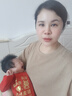 初緣鹿名字姓氏定制100天拍照服裝紅色連體男女孩嬰兒滿月寶寶百天衣服 聯(lián)系客服定制（夏季長款+帽襪） 52cm 曬單實(shí)拍圖