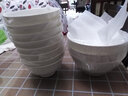 雅言陶瓷 家用碗 陶瓷餐具創(chuàng  )意米飯碗吃飯碗高腳防燙碗面碗泡面碗湯碗碗具  5英寸高腳碗1個(gè) 曬單實(shí)拍圖