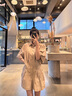 JNBY/江南布衣夏季連體衣女翻領寬松休閑工裝短褲通勤5O5F13440 285/米卡其 S 曬單實拍圖