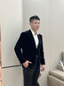 諾貝達Roberta秋新品輕商務(wù)禮服婚宴司儀正裝男士西服絲絨單西西裝外套 黑色 52A/180(偏小1碼，建議拍大1碼) 曬單實(shí)拍圖