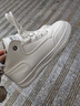 狄德拉頭層牛皮小白鞋女2025春夏百搭平底透氣單鞋休閑運動(dòng)軟底高幫板鞋 白灰+橡膠大底 單里 39 (245mm) 標準碼 曬單實(shí)拍圖