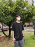 米詩(shī)德（MISHIDE）帶兜有口袋的短袖t恤男夏季純棉半截袖寬松半袖多口袋工裝風(fēng)上衣 黑色 XL 135至155斤 曬單實(shí)拍圖