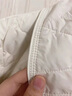 羅蒙（ROMON）小香風(fēng)羽絨棉服女短款2025年新款小個(gè)子棉衣輕薄菱格棉襖冬季外套 米白色 L 105-125斤 曬單實(shí)拍圖