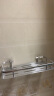 尚美德 浴室置物架免打孔卫生间置物架太空铝厕所洗手间置物架 简洁银 实拍图