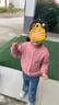 笛莎（DEESHA）笛莎童裝女童針織衫2025春秋中大童簡(jiǎn)約純色開(kāi)衫外套 煙粉 150 曬單實(shí)拍圖
