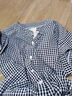 浪莎日系原單格子棉麻無(wú)袖襯衫女休閑顯瘦文藝立領(lǐng)亞麻上衣 白色(少量現貨) L 【建議110-130斤】 曬單實(shí)拍圖