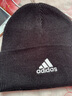 adidas 阿迪達斯新款針織帽棉帽秋冬季保暖護耳防寒防風百搭毛線帽休閑 HS9765【黑色】 曬單實拍圖