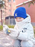 kocotree兒童滑雪手套秋冬季男童女孩加絨加厚保暖寶寶手套玩雪防潑水 晨霧米 均碼 曬單實(shí)拍圖